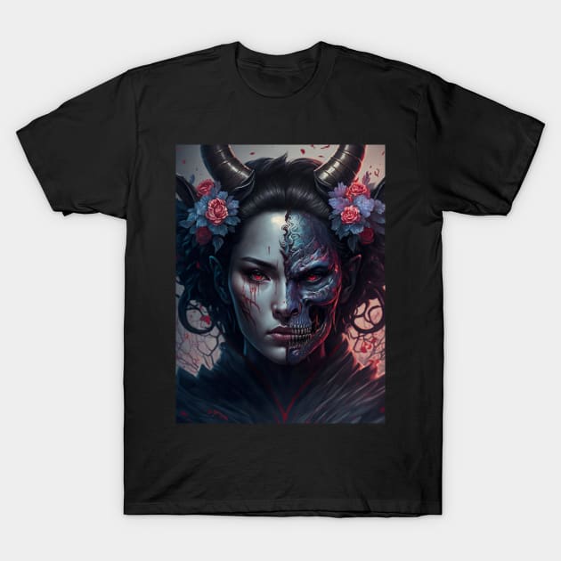 Geisha Oni T-Shirt by Geek Culture